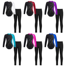 Girls Gymnastics Outfit Long