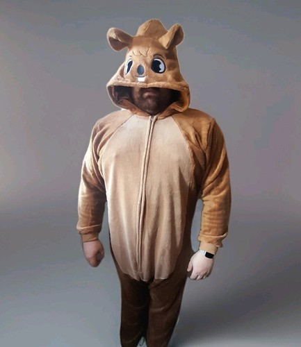 Xxxl zip adult brown - xxxl,