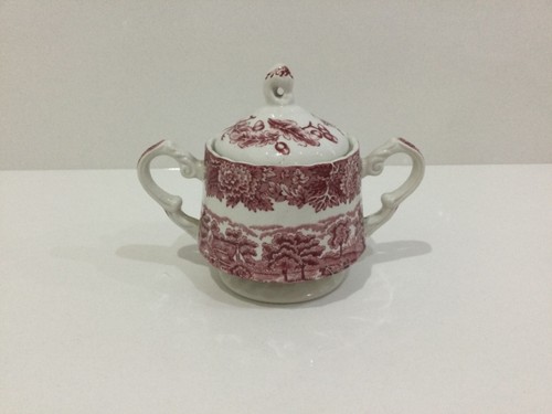 Woods ware lidded sugar - woods,