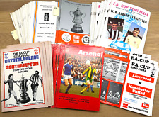 Football programmes -  UK - FA CUP SEMI-FINALS