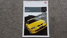 VAUXHALL MONARO SALES BROCHURE