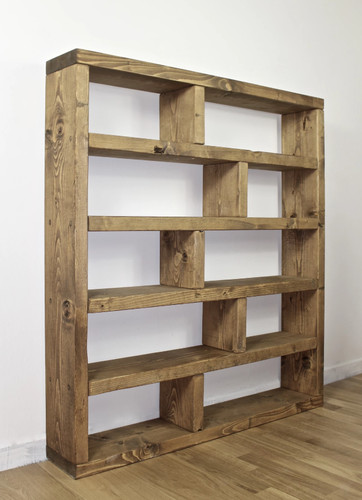 Rustic display cabinet large - rustic,