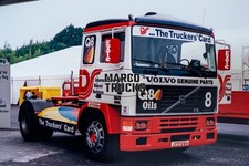Truck photo Volvo F16 tractor unit unknown white The Truckers' Card, #a1ns