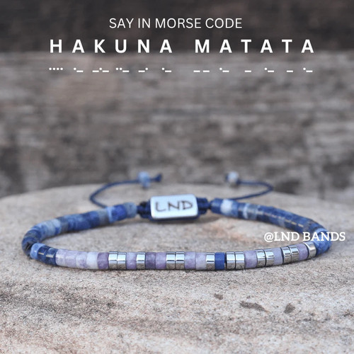 Morse code hakuna matata - code,