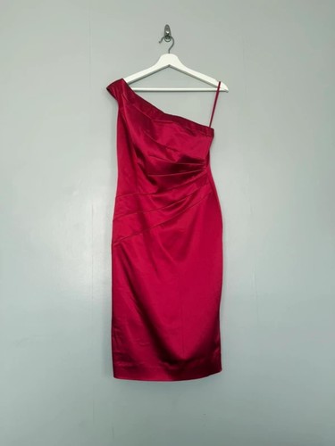 Coast one shoulder satin - shoulder,