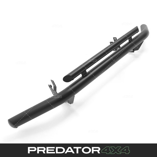 Bull bar black - double,
