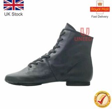  LONG JAAZ DANCE SHOES BLACK LEATHER SPLIT RUBBER SOLE  RELIABLE FAST DELIVERY