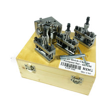 T63 QUICK CHANGE TOOLPOST SET WITH 3 HOLDERS FOR BANTAM / CHIPMASTER BY RDGTOOLS