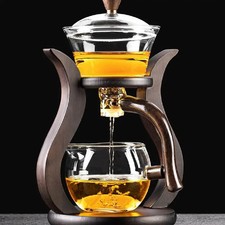 Modern Glass Tea Set Semi-Automatic Drip Pot for Tea Coffee – Lazy Kungfu Gift