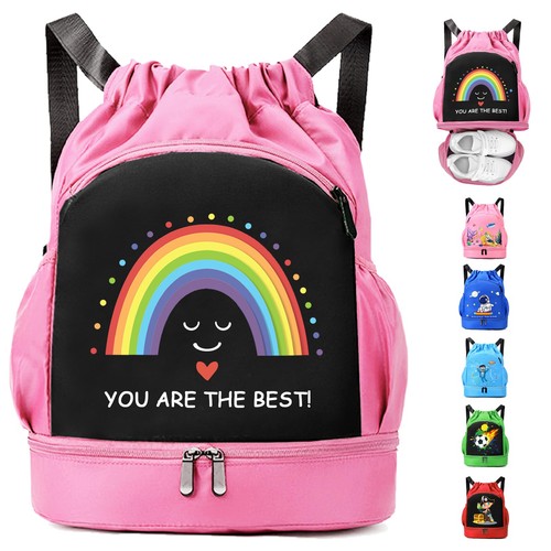 Gym bag girls rainbow - bag, girls,