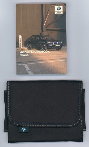 Bmw ix3 owner handbook - owner's,