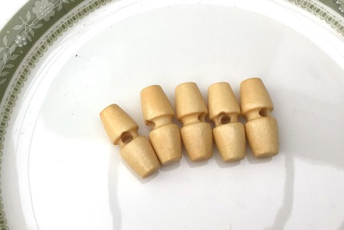 Wood toggle duffle coat button - duffle,