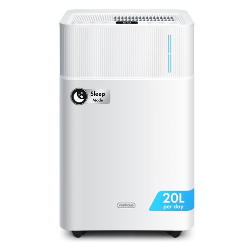 Vonhaus dehumidifier 20l day - dehumidifier, 20l/day