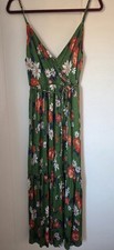 Zara Plisse Midi Floral Dress