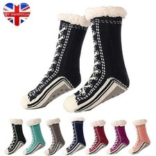 Ultra-thick Cashmere Slipper Home Socks,Cashmere Slipper Socks With Non Slip