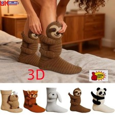3D Cute Animals Socks Knitted