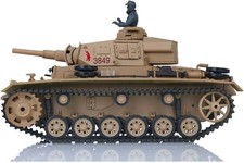 Remote Control Tank RC 1:16 Heng Long Panzer III IR Combat BB Firing Smoke Sound