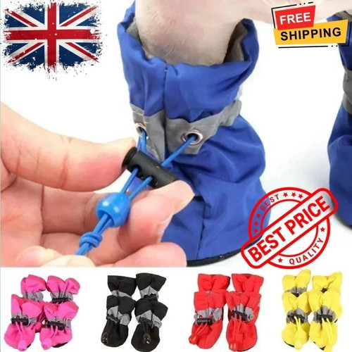 4pcs waterproof dog shoes - dog,
