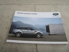 Range Rover Sport SDV6 306hp SDV6 hybrid SDV8 V8 SVR 550hp Sales Brochure 2016