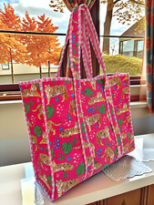 Indian Tote Bags Quilted