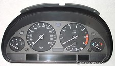 BMW E38 E39 E53 X5 instrument cluster speedometer HIGH, 0km, 0 pixel error