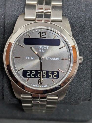 Tissot pr50 titanium - tissot, watch
