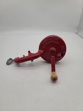 Antique Vintage Cast Aluminum & Wood Spong's Red Bean Slicer No. 632 - England