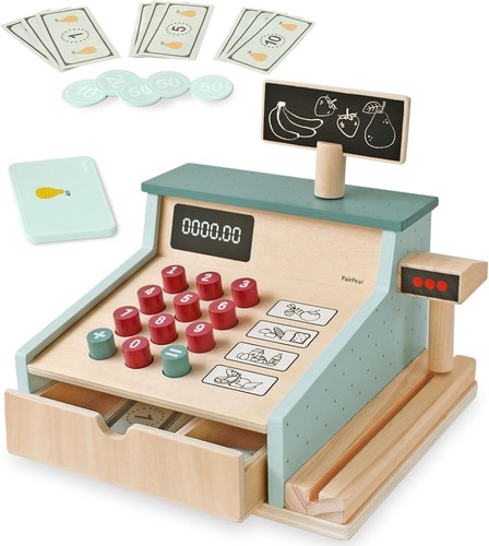 Pairpear wooden cash register - wooden,