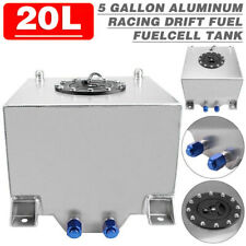 5 Gallon 20L Aluminum Racing Drift Fuel Cell Tank With Cap Outside UK STOCK
