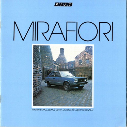 Fiat 131 mirafiori 1982 - mirafiori, 1982-1984