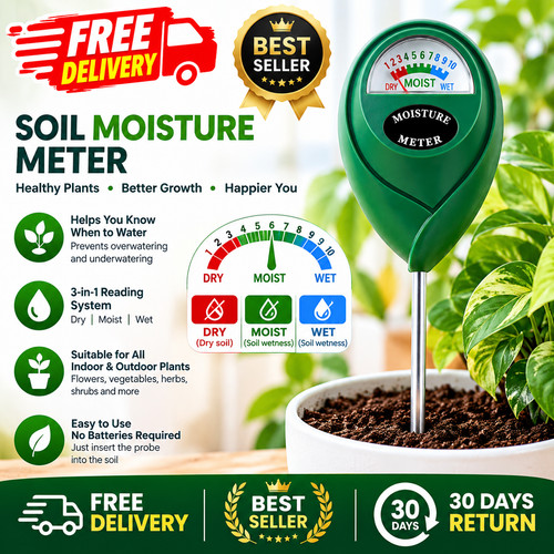 Soil moisture meter watering - meter,
