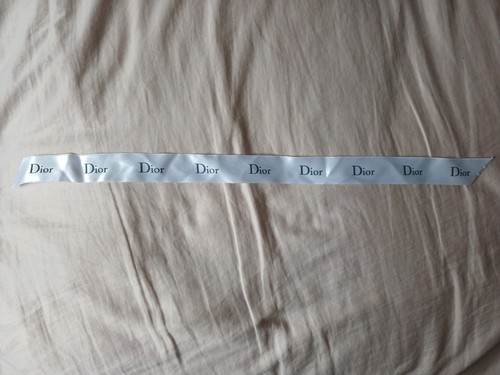 Dior satin white ribbon - dior,
