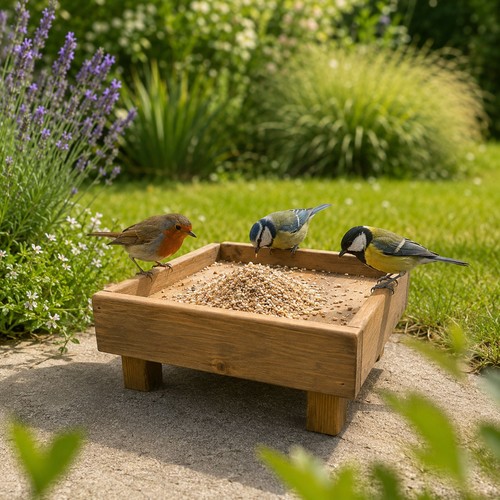 Wooden bird feeder - tray, extra