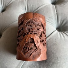 CHINESE BAMBOO BRUSH POT