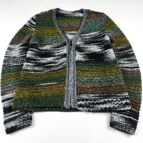 Chunky knit cardigan wool - cardigan,