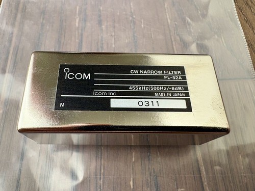 Icom 52a narrow crystal - cw,