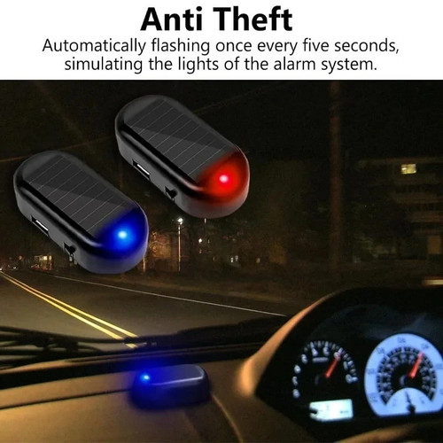 Led solar car dummy alarm - solar,