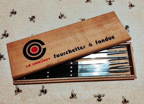 Creuset vintage fondue - le,