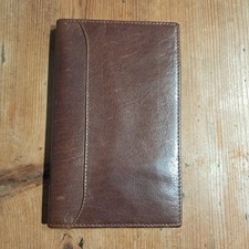 Filofax Lockwood Personal Slim Deluxe Leather Organiser Brown Uni Work Slots