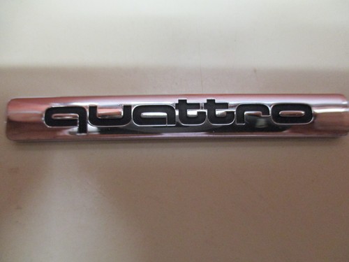 Audi quattro rear - audi, badge