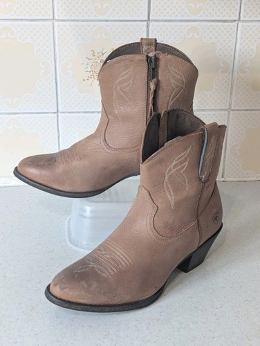 Ariat cowboy ankle boots