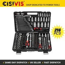 216PCS Socket Set 1/4 3/8 1/2"