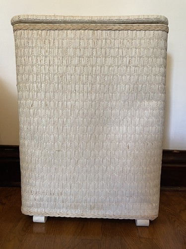 Vtg cream white - white, woven