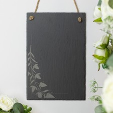 Personalised slate hanging - personalised,