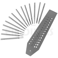 14 Tap  die set no 0.7mm to 2mm taps and dies watch mini micro repair tool