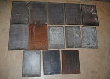 13 Vintage Letterpress Print