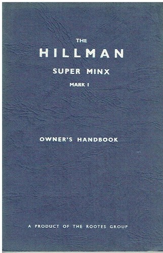 Hillman super minx mki saloon - hillman,