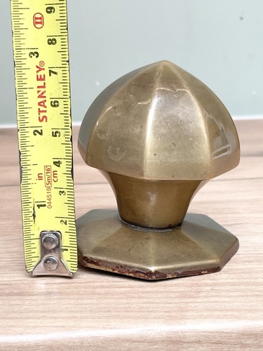 Vintage solid brass front - front, door