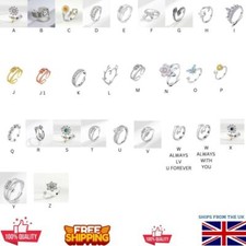 Unisex Adjustable Anti Anxiety Rings Silver Anxiety Relief Spinning Fidget Ring