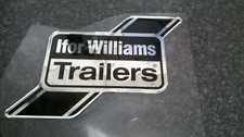 Genuine Ifor Williams Black & Silver Domed Horsebox Decal/Sticker HB511 & HB506